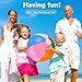 TPCHOIE Beach Balls Bulk,4 Packs 20