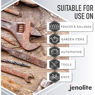 JENOLITE Original Rust Remover Liquid - Industrial Strength Rust Treatment - Removes Rust Back to Bare Metal - 1.32 Gallon (5 Litre)