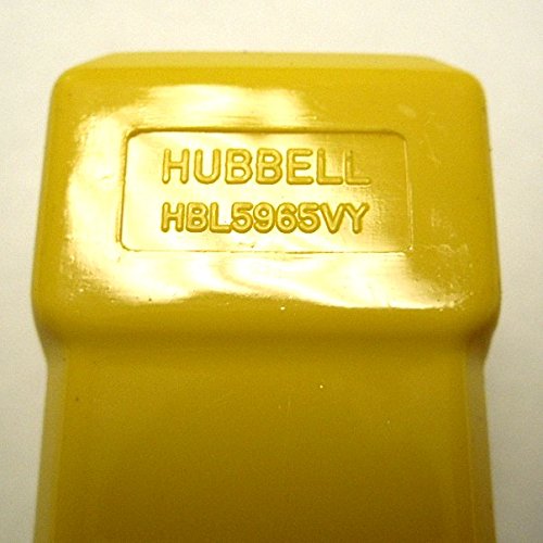 Hubbell 15-AMP 125-Volt Plug, Compatible with Truck, Male Plug, 0.5 Inch Gap, 15/16-32 UNC Thread Size, 1 Each