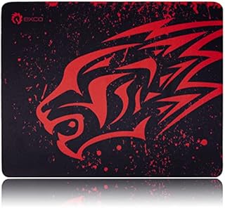 Exco Small Red Leopard Gaming Mouse Pad Oblong Shaped Mouse Mat Design Natural Eco Rubber Durable Computer Desk Stationery Accessories Mouse Pads For Gift Support Wired Wireless or Bluetooth Mouse