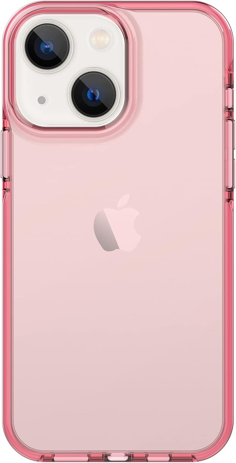 ArtsEvo Designed for iPhone 14 Case and iPhone 13 Case, 6.6ft Drop Protection, Full Body Screen Camera Protective Phone Case,Pink