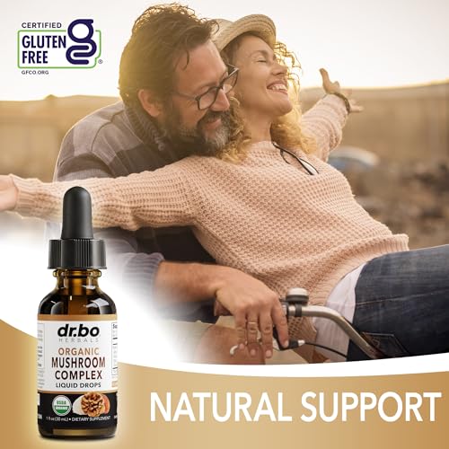 Organic Lions Mane Mushroom Complex - Mushroom Supplement Liquid Drops Tincture for Focus, Fog, Brain Health Supplements - Vegan, Herbal Organic Lion's Mane Mushrooms, Reishi, Turkey Tail Extract 1oz - Image 6