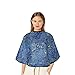 Noverlife Cape de maquillage bohème, Cape de maquillage shortie, blouse de salon de beauté pour les clients, bavoir de rasage léger pour barbe Cape de shampooing de coiffure pour le maquillage