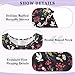 ODAWA Toddler Girl Long Sleeve Loose Blouse, Vintage Floral Bird Berry Black Girls A-line Blouse for Fall 4T
