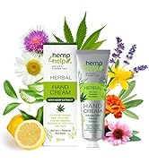 Vegan & Cruelty- Free 100% Natural Repair Hand Cream For Very Dry Hands & Healing-Organic Shea Bu...