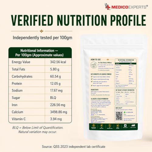 Image of Gokhru Powder 200gm + 25gm Extra for Men's Daily Vitality | Gokshura Powder | Tribulus Terrestris | Lab-Tested for Purity | Non-GMO, FSSAI Licensed