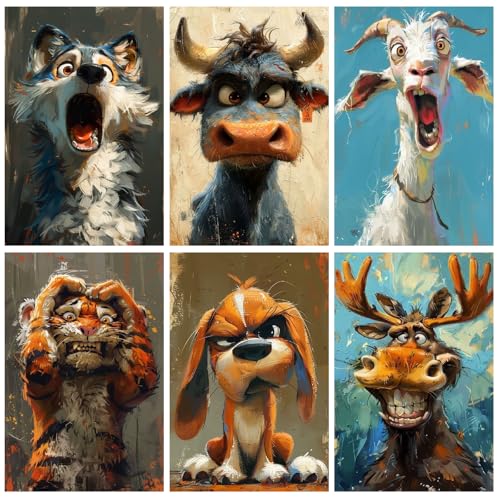 Canrichshop Paint By Numbers 6-Pack