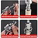 Integrated Internal & External Pipe Threading Tool, 2 In 1 PVC Pipe Threader Kit, 1/2'' 3/4'' Pipe Thread Cutting Tool, Water Pipe Internal and External Integrated Threader (3/4