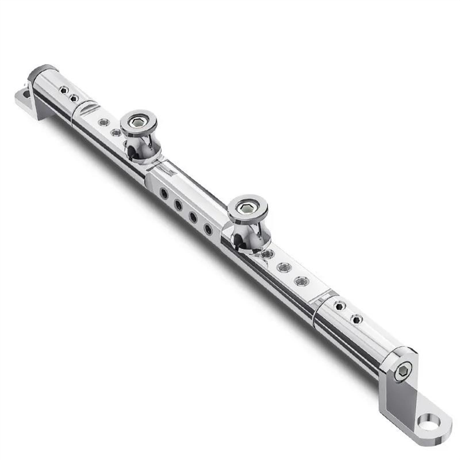 Support téléphone XMAX 300 et barre d'équilibre moto argent