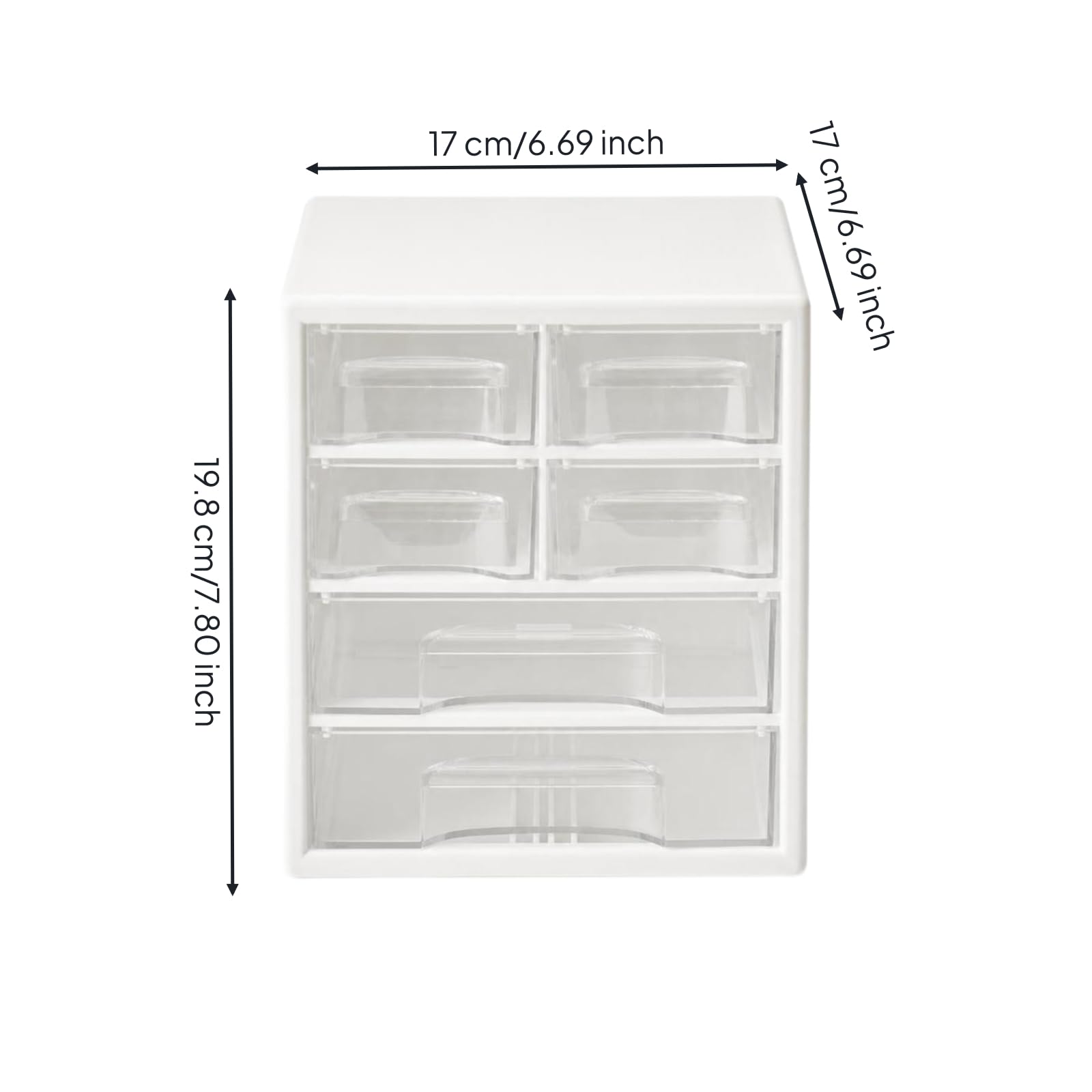 Organizador Escritorio con Cajones |, Elegan, Organizador Escritorio con Compartimentos, para Tocador, Estudians