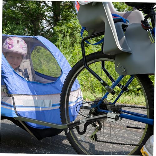 WINOMO Aluminiumlegierung Linker: Fahrrad Anhängerkupplung, Universelle Fahrradanhänger-Kupplung,Hitch Adapter Befestigung Fahrrad Anhängerkupplung Fahrradanhänger Ersatzteile