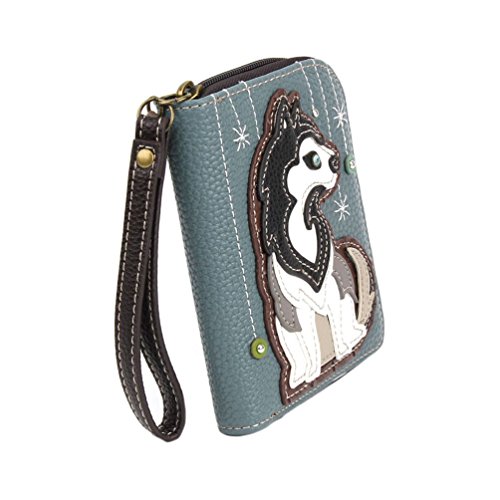 Chala Husky Zip-Around Wallet/Wristlet Husky Mom, Rescue, Accessories3