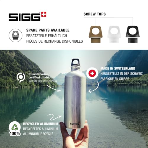 SIGG - Alu Trinkflasche - Traveller - Made in Switzerland - Kohlensäure geeignet - Auslaufsicher - Federleicht - BPA-frei - Outdoor - 0,6L und 1L und 1.5L – Bild 5