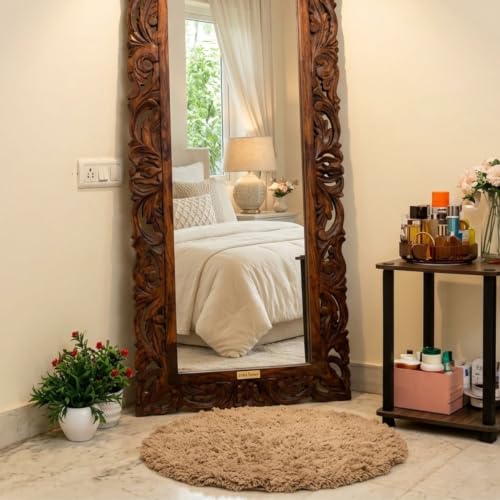 Image of Premium Polyester Shaggy Round Rug - Ultra Soft Fluffy Circle Carpet for Bedroom, Living Room, Kids Room, Anti-Skid Plush Floor Rug - (Beige, 2 feet|60cm)