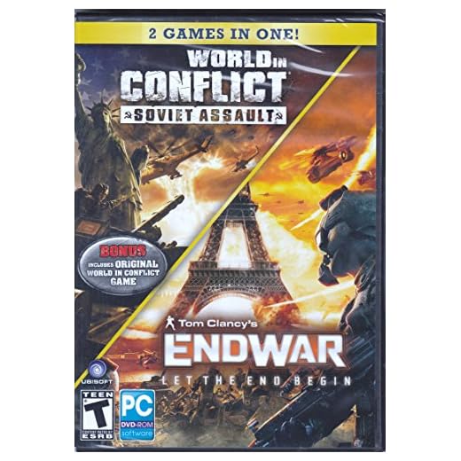World in Conflict : Soviet Assault and Tom Clancys Endwar - Let the End Begin - Game DVD (2 Games in One)