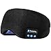 Voerou Sleep Headphones Wireless Bluetooth Sleep Eye Mask Music and Ultra Thin Speakers Perfect for Sleeping, Air Travel,Meditation and Relaxation - Black