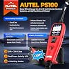 Autel PowerScan PS100 Automotive Circuit Tester 2.0, 12-24V Power Circuit Probe Tool, Electrical Short Open Circuit Finder, AC/DC/Resistance/Component/Signal/Test Light Automotive, 20ft Extension Cord