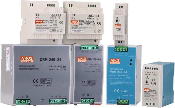 MDR-60-24 Ultra Slim DIN Rail Power Supply, 24V2.5A 60W LED Strip Power Supply Industrial Power Supply Input Voltage (VAC): 85-264V Output Voltage (DC): 24V