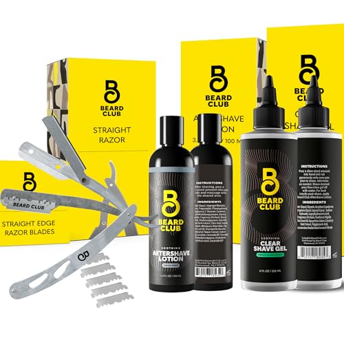 Beard Club Straight Razor Kit for Men