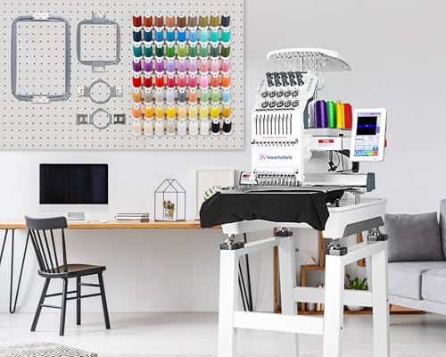 image for Smartstitch S-1001 Upgraded Embroidery Machine with 10 Needles, 1200SP