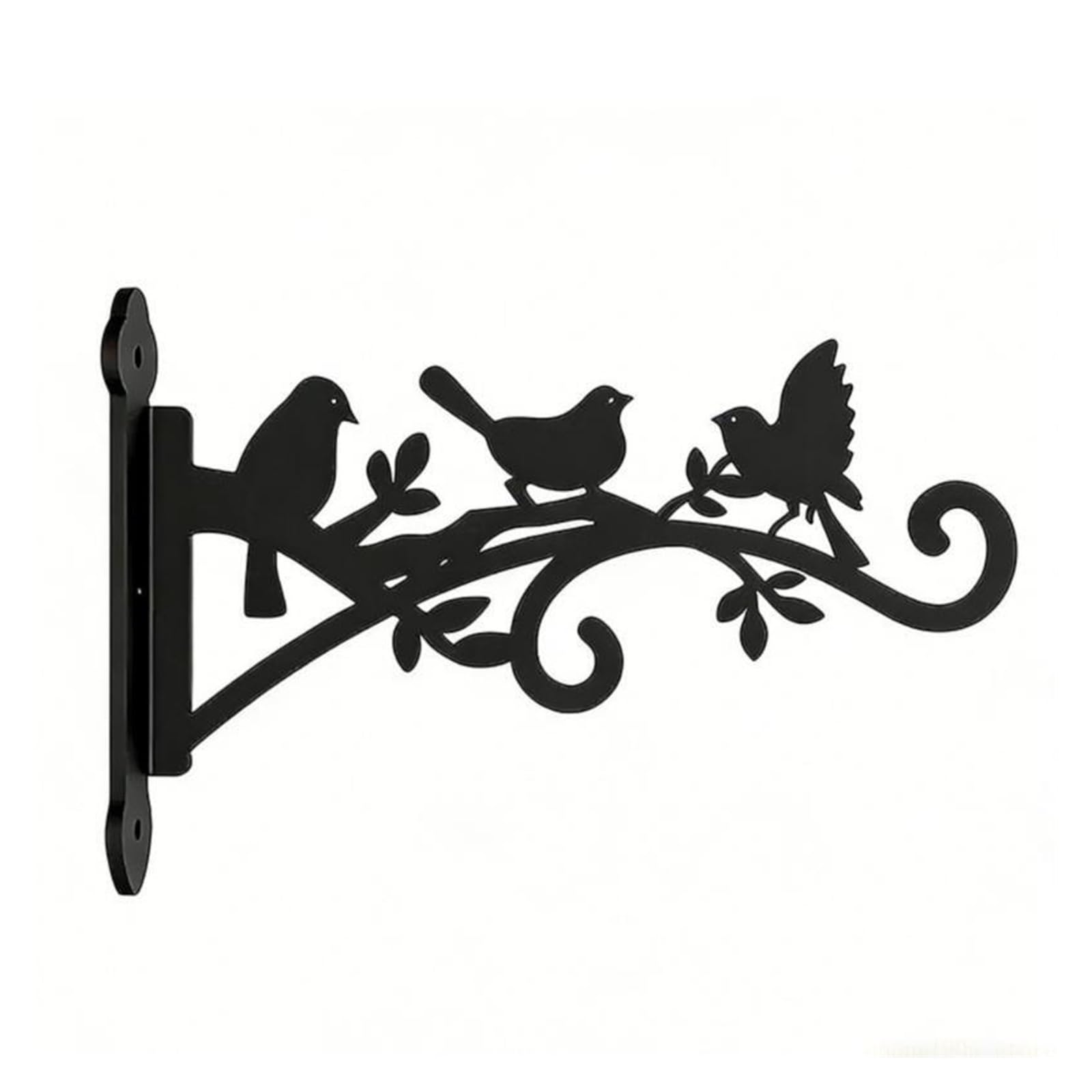 YUPLIODSX Hanging Basket Bracket Heavy Duty Garden Hanging Brackets Featuring Delicate Bird for Plant Pots(Three Birds)