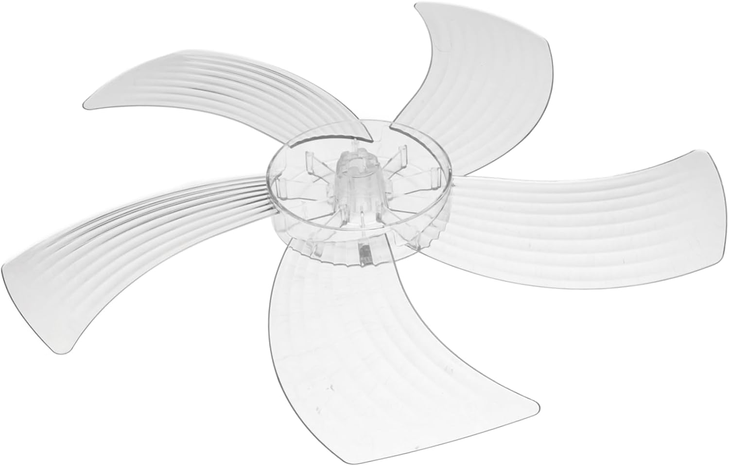 jojofuny 3pcs Replacement Fan for Standing Pedestal Fan Plastic Blades Lightweight Quiet Easy Installation Fit Transparent