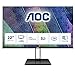 Produktbild AOC 22V2Q - 22 Zoll FHD Monitor, FreeSync (1920x1080, 75 Hz, HDMI, DisplayPort) schwarz