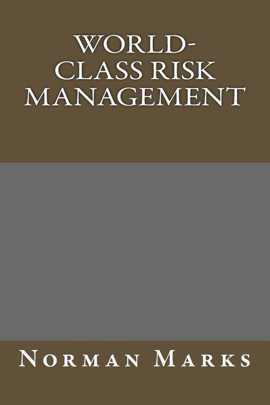 World-Class Risk Management Paperback – June 13, 2015