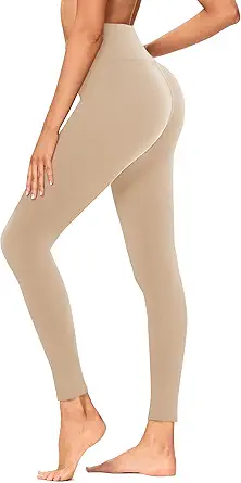 GAYHAY High Waisted Leggings for Women - Soft Opaque Slim Tummy Control Printed Pants for Running Cycling Yoga