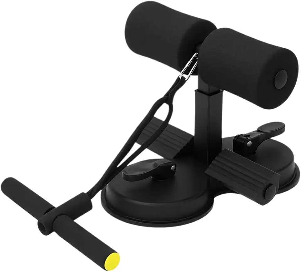 Equipamento Auxiliar de Abdominais Fitness Muscular Dispositivo de Pé Fixo