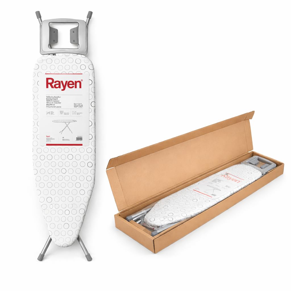Tabla de Planchar- Envio 24h - Altura Regulable | Reposa-Planchas | Funda Resistente y Tabla Ligera | Medidas: (Medium 113x34x5.5 cm) | Patas Antideslizantes (M)
