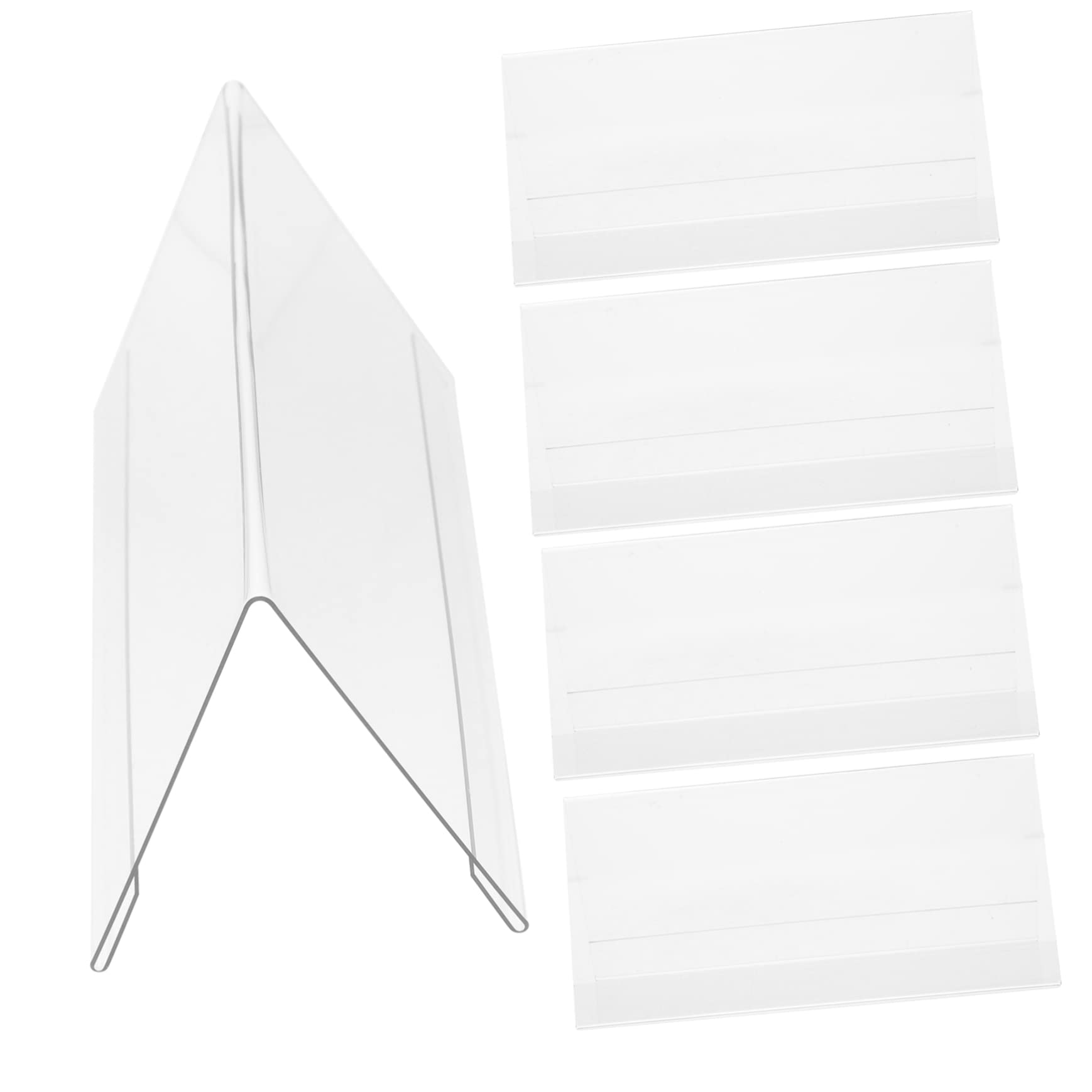 3 Set Carte Da Tavolo Per Conferenze Posto Display Play Cards Name Conference Titolari Titolare Del Numero Di Tabella Porta Cartello Da Tavolo Acrilico 5 Pezzi * 3