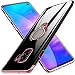 Produktbild kadixini Kompatibel mit Handyhülle Samsung Galaxy S9 Plus Hülle Soft Silikon Hülle Ultra Dünn TPU Bumper Case 360 Grad Ring Stand Magnetische Autohalterung Schutzhülle für Transparent Anti-Kratzer
