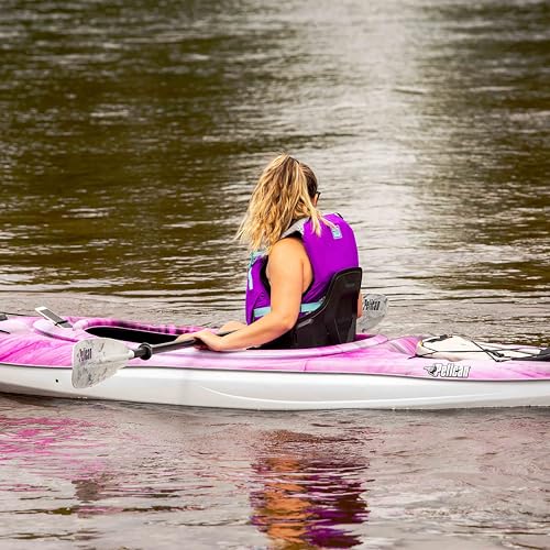 Image of Pelican - Poseidon Paddle - Aluminum Shaft with Reinforced Fiberglass Blades - Lightweight, Adjustable Kayaks Paddles - Perfect for Kayaking Boating