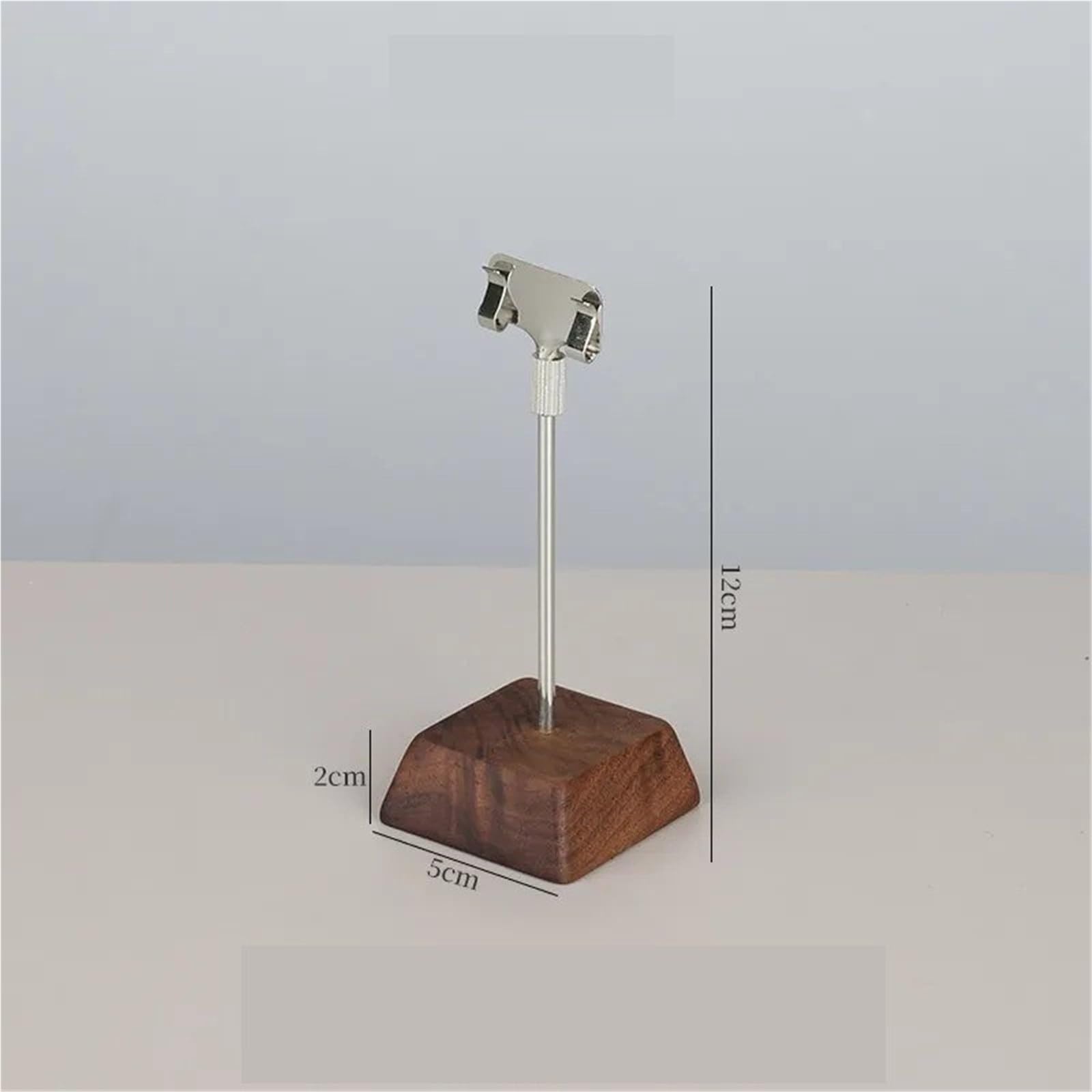 Clip in metallo for portacarte con numero da tavolo in legno da 5 pezzi