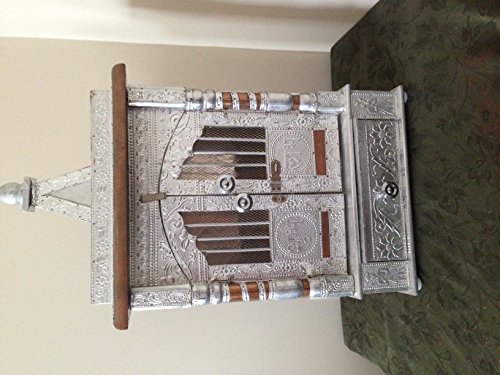 Devyom Templos hindus pequenos para rituais diários, 24 polegadas, altar santuário, mandir, puja, oração Aarti