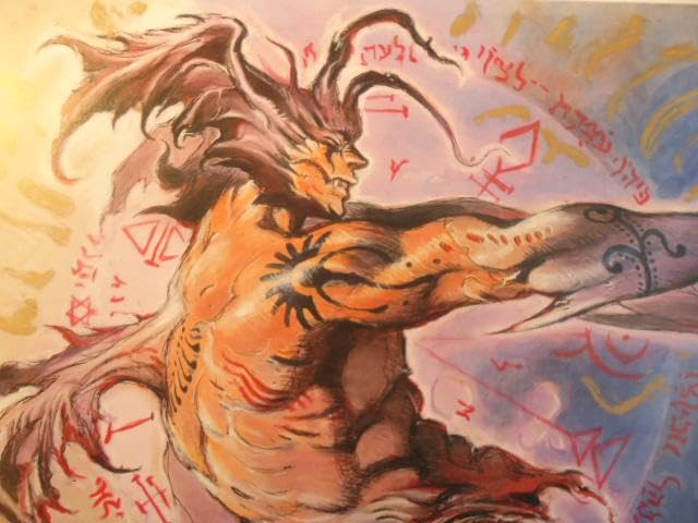 Amazon.co.jp: 複製原画「デビルマン イラスト 萩原一至」原作