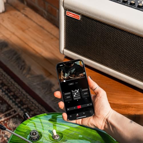 Image of Positive Grid Spark 2 50W Smart Guitar Practice Amp & Bluetooth Speaker with Built-in Looper, AI Features & Smart App for Electric, Acoustic, & Bass Guitar - Pearl