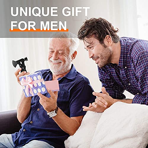 Father‘s Day Gifts From Daughter Son Wife Kids, Multitool Hatchet Camping Accessories, Survival Gear 14 In 1 Cool Gadgets With Knife Hammer Axe Saw Screwdrivers Pliers For Fishing Hunting (Black) #TOP1