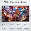 JASZDOT 55'' Smart Board, 4K UHD Interactive Touchscreen Whiteboard, Android13 Wireless Smartboard for Classroom Home Office Studio
