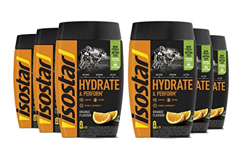 Isostar Hydrate & Perform Orange, 6 Dosen a 400g