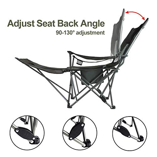 Outdoor Living Suntime Camping Folding Portable Mesh Chair With Removable Footrest #TOP5
