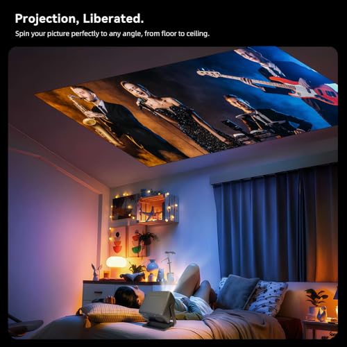 Image of TOPTRO Spectra Projector, Dolby Digital + with Atmos, True 4K HDR10+, Net-Flix Certified, 24000 Lumens, Dual HDMI - EARC, YouTube Hotstar Prime, TOPTRO Projector 4K Ultra HD, Spectra