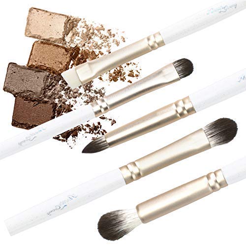 Anne's Giverny Eyeshadow Brush Set Blending Crease Smudge Eyeliner Detailer Kit in 5pcs Eyebrow Makeup Brushes