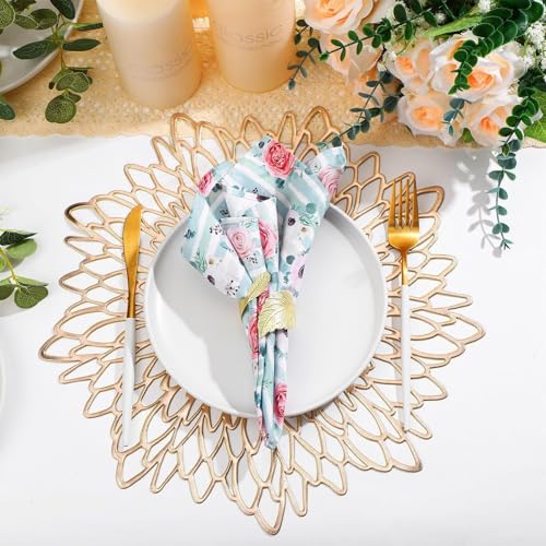 Serviettes en coton eucalyptus pour décorer vos tables de Noël et Thanksgiving