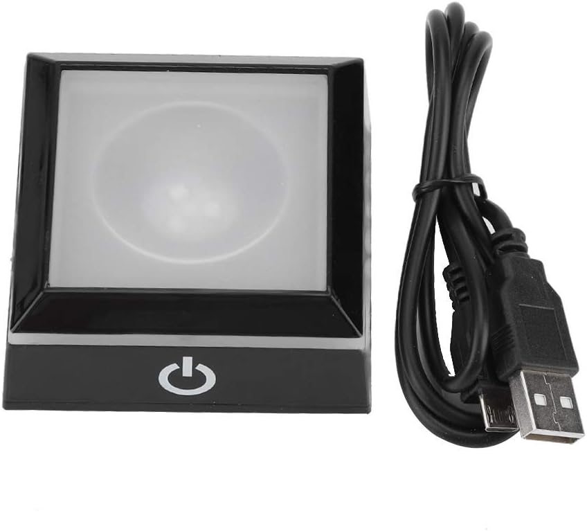 LED Light Display Base, Battery Operated Crystals Glass Art