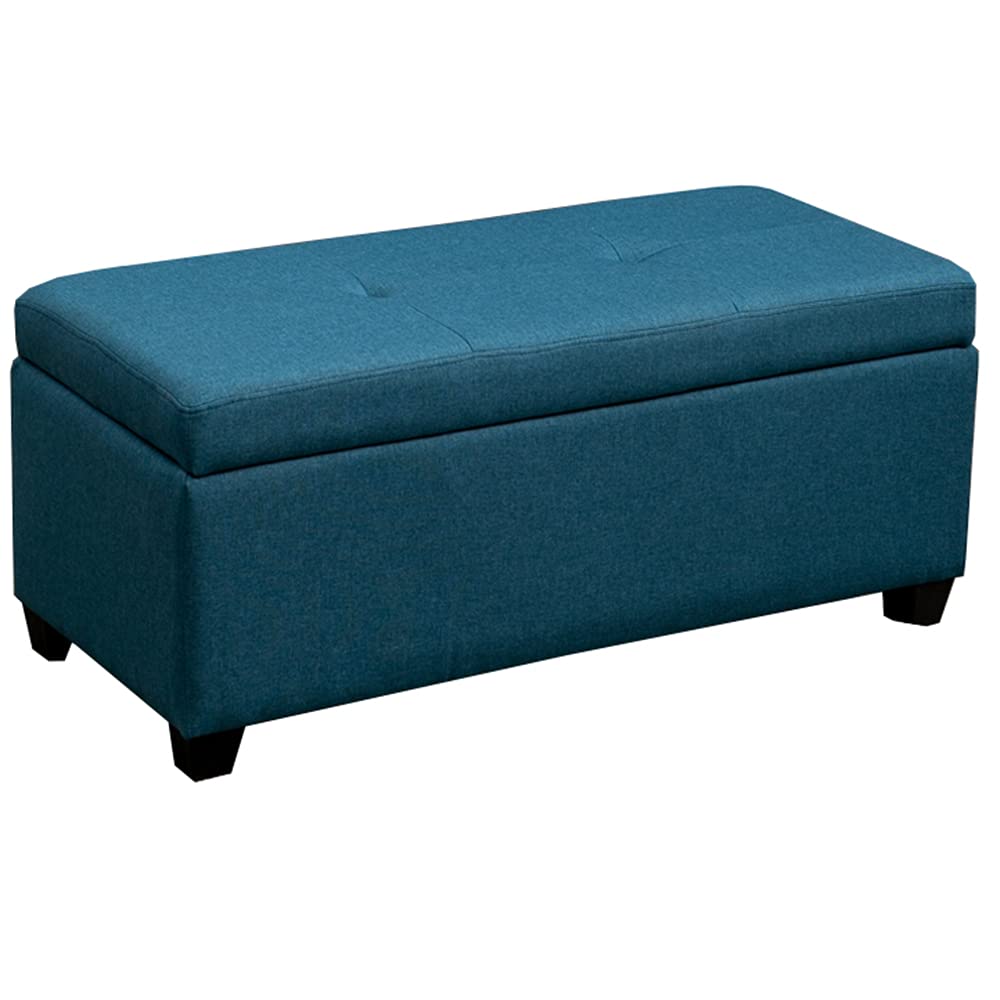 Banc bout de lit amovible | Coffre de rangement rectangulaire en tissu
