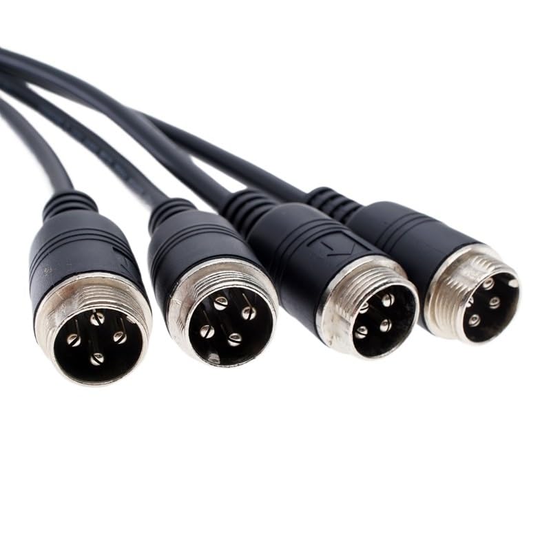 GX16 4 Pin core 4 P Single Extension Cable Aviation Connector for Camera Security DVR Plug 1 3 5meter(GX16-4single Male,5meter)