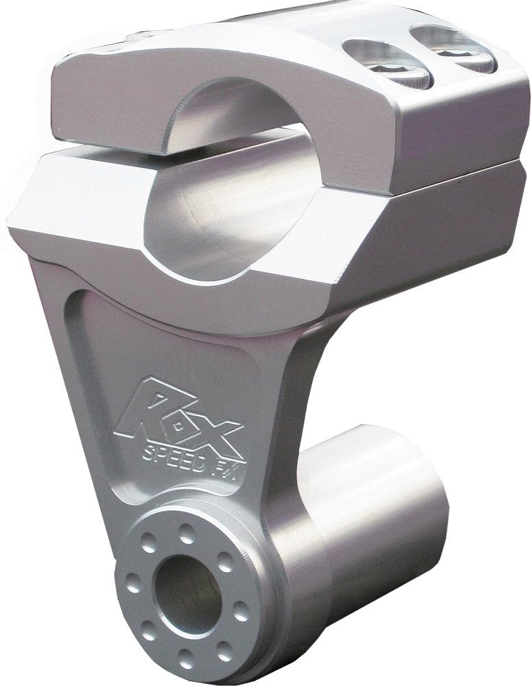 Rox Speed FX 5,1 cm Deluxe Lenkererhöhung – 2,2 cm Vorbauklemme, Aluminium – passend für die meisten 2,2 cm Anwendungen, klar eloxierte Oberfläche