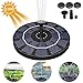 Produktbild AIMTOP Solar Springbrunnen, 2.5W Monokristalline Solar Brunnen Solar Teichpumpe Solar Wasserpumpe Solar Schwimmender Fontäne Pumpe für Gartenteich Oder Springbrunnen Vogel-Bad Fisch-Behälter